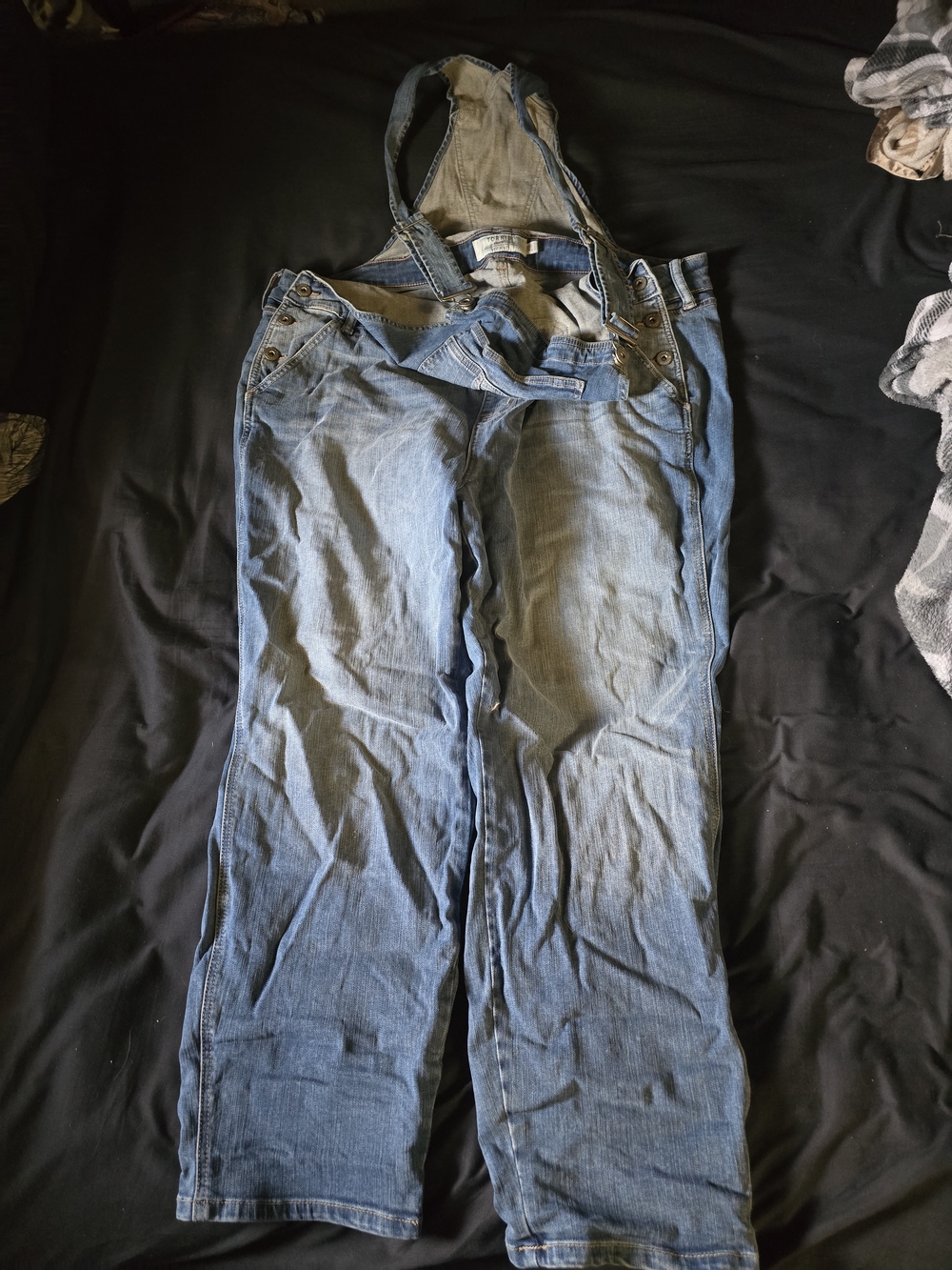 torrid Light Blue Denim Overalls Jeans
